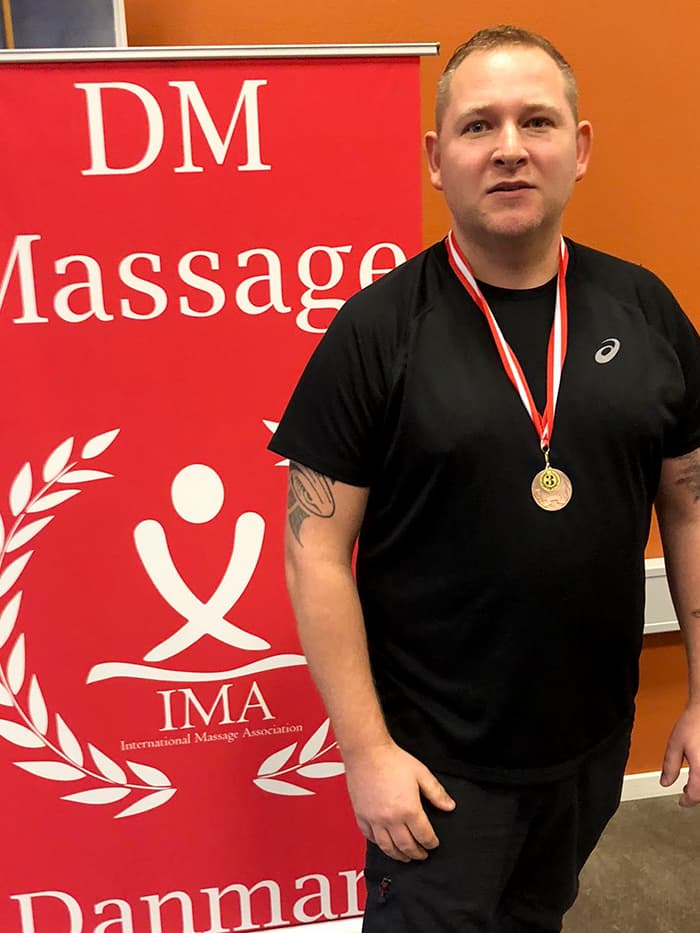 massør og akupunktør Brian Clausen, ejeren af BC-sportsklinik i Slagelse